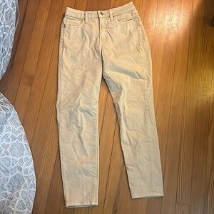 Tan Old Navy O.G straight High Rise jeans with Secret-Slim pockets